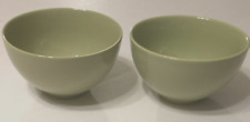 Usado, Conjunto 2 tigelas de sopa de cerâmica de grau comercial simples real verde primavera 5 3/4" comprar usado  Enviando para Brazil