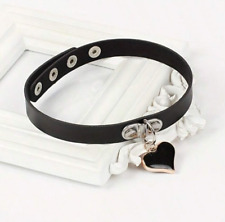 Leather choker necklace for sale  UK