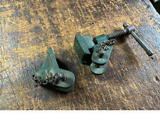 Rare Vintage Cast Iron Adjustable T Bar Sash Clamp Ends. Cabinetry-Joinery Clamp, used for sale  Shipping to South Africa