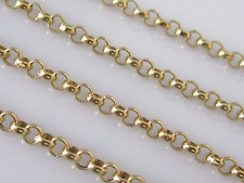 9ct Gold Necklace - 9ct Yellow Gold Hollow Belcher Chain (17 inches) for sale  Shipping to South Africa