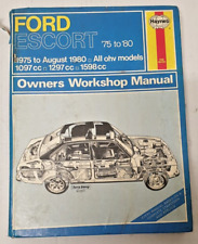 Ford Escort Mk 2 1.1 1.3 1.6 OHV 75 - 80  Haynes Owners Workshop Manual Hardback for sale  Shipping to South Africa