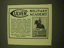 1924 Culver Military Academy Ad - Salto a cavalo comprar usado  Enviando para Brazil
