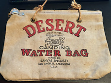 Desert Camping Canvas Water Storage Bag Mining Hiking Forest Service for sale  Shipping to South Africa