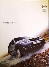 Mazda tribute brochure for sale  BIGGLESWADE