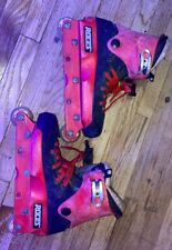 Patins em linha agressivos masculinos Roces tamanho 10 vermelho preto patinação de rua comprar usado  Enviando para Brazil
