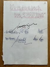 Autogramme vorstand vorstandsc gebraucht kaufen  Fürstenfeldbruck