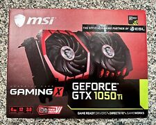 MSI Computer Video Graphic Cards GeForce GTX 1050 TI GAMING X 4G, 4GB with Box for sale  Shipping to South Africa