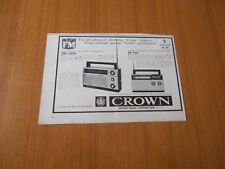 1963 crown radio usato  Zagarolo