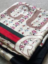 Gucci scarf logo for sale  LONDON