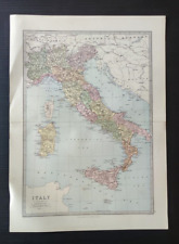 Antica cartina geografica usato  Albano Laziale