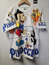 Used, Vtg Pinocchio AOP T Shirt L Toni & Guy Disney for sale  Shipping to South Africa