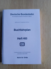 Buchfahrplan heft 465 gebraucht kaufen  Erndtebrück