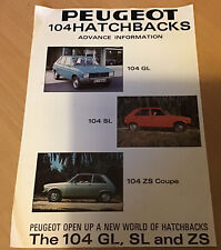 Peugeot 104 hatchbacks for sale  NOTTINGHAM