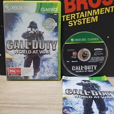 Call Of Duty World At War W.Manual Microsoft Xbox 360 PAL TESTADO FRETE GRÁTIS comprar usado  Enviando para Brazil