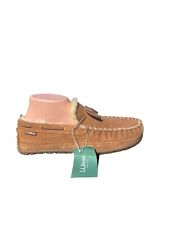 LL Bean Men's Suede Shearling Lined Moccasin Slippers Various Sizes(medium/wide) for sale  Shipping to South Africa