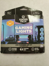 Luzes para jogos KontrolFreek: luzes de tira de LED alimentadas por USB 12 pés. longo - NOVO EM FOLHA comprar usado  Enviando para Brazil