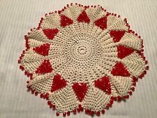 Vintage beaded doily for sale  Waterford
