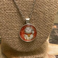 Lucky cat necklace for sale  Casselberry