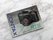 Contax rts instruction for sale  WEST MOLESEY