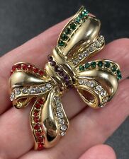 pin crystal bow brooch for sale  Rock Island