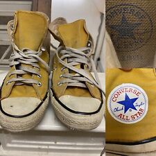 Camisetas altas vintage Converse All Star Chuck Taylor amarillas años 80 EE. UU. 6,5 segunda mano  Embacar hacia Argentina