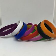Silicone wristbands rubber for sale  LOWESTOFT