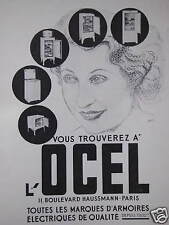 Advertising the ocel d'occasion  Expédié en Belgium