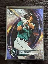 2022 Bowman Platinum Cal Raleigh RC Ice Foil Parallel #83 Seattle Mariners for sale  Shipping to South Africa