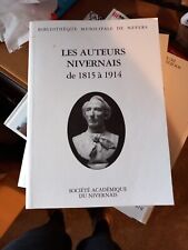 Auteurs nivernais 1815 d'occasion  Le Plessis-Trévise
