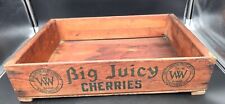 Caixa de madeira Wells & Wade Big Juicy Cherries caixa de madeira cereja comprar usado  Enviando para Brazil