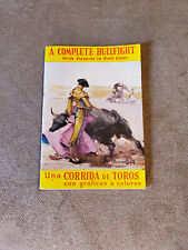 "Una corrida de toros completa"" 1957 índice de pinturas e historia de las corridas de toros segunda mano  Embacar hacia Mexico