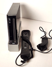 Nintendo Wii Black RVL-001 Console with Remote and Nunchuck Controller for sale  Shipping to South Africa