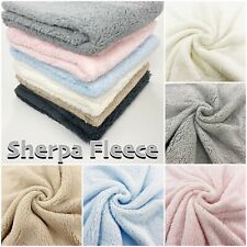 Sherpa teddy fabric for sale  COLCHESTER