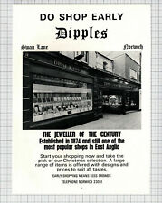 (6141) Dipples  Dipple & Son Jeweller Swan Lane Norwich Advert - 1974 Clip for sale  Shipping to South Africa