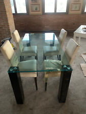 Tavolo cristallo sedie usato  Pavia