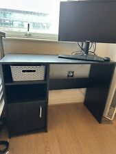 Ikea desk black for sale  MANCHESTER