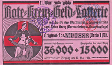 Rar 1916 lottoschein gebraucht kaufen  Delitzsch