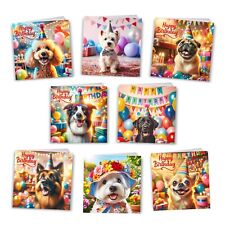 Dog birthday cards for sale  SPILSBY
