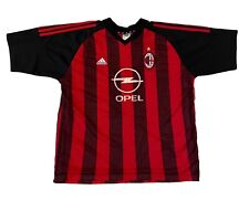 Camiseta deportiva de fútbol vintage grande Adidas AC Milan Opel 2002-2003 segunda mano  Embacar hacia Argentina