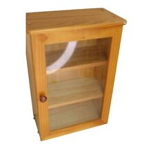 Display Cabinet Tabletop Glass Front Vintage Wood 91149 for sale  Shipping to South Africa