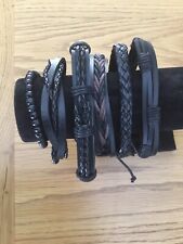 Set black bracelets for sale  GRAYS
