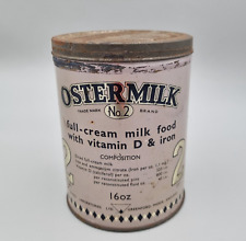 Vintage tin ostermilk for sale  LEOMINSTER
