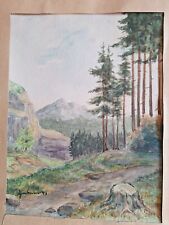 Gemälde aquarell landschaft gebraucht kaufen  Uelzen