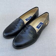 Mocasines sin cordones Bragano by Cole Haan talla 10,5 M de cuero negro para hombre hechos en Italia segunda mano  Embacar hacia Argentina