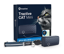 Tractive Mini GPS Cat Tracker (6,5 lb+), Azul Escuro, Recondicionado, usado comprar usado  Enviando para Brazil