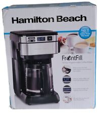 Cafetera programable de relleno frontal Hamilton Beach 12 tazas acceso frontal fácil... segunda mano  Embacar hacia Mexico