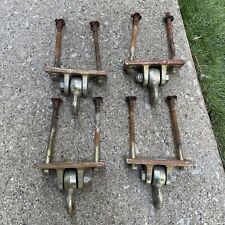 4 Galvanized Ductile Iron Wood Beam Swing Hangers 4 pieces - HEAVY DUTY W/ Bolts for sale  Shipping to South Africa