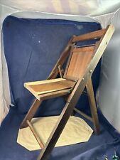 Usado, Silla plegable de madera vintage para niños - necesita un poco de TLC segunda mano  Embacar hacia Argentina