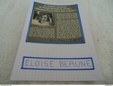 Autographe eloïse beaune d'occasion  Trappes