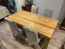 set wooden dining chairs 4 for sale  WARE